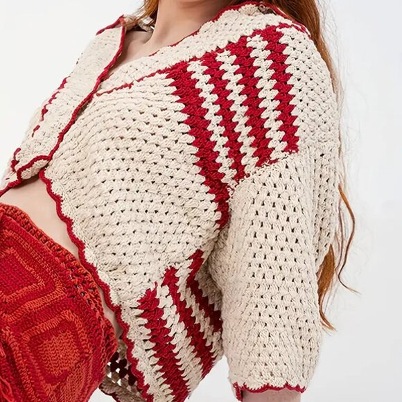 Fan Edge Knit Jacket - Picture 3 of 3